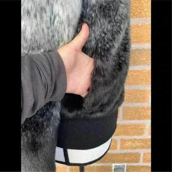 Sam edelman ombre faux fur coat Sz small - Picture 7 of 12